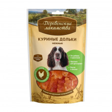 ДеревЛак. Куриные дольки нежные для собак (100% мясо) 90 г