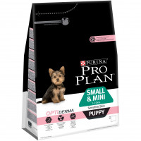 Pro Plan Mini Puppy 700 г с лоосем для чувствительной кожи, Проплан для щенков