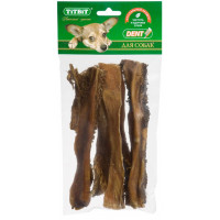 TitBit Рубец говяжий XL, 19 см, 4-5 шт. 66 г , Титбит лакомства для собак