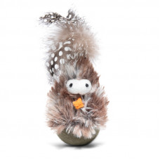 85020 Игрушка для кошек Птичка со звуковым чипом 12 см, серия СAТCH 8 SCRATCH ECO, GIGw