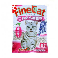 Fine cat д/кош уомкующийся соевый персик 6 л , Япония