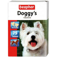 Витамины для собак с биотином, 75 шт., Doggy's Biotin 72 г , Витамины для собак для кожи и шерсти