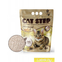 Cat Step Tofu Original 6л, растительный комкующийся , Кет степ наполнитель для кошек