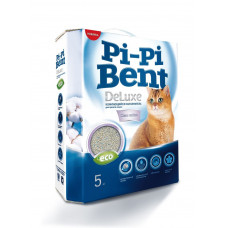 Pi-Pi Bent DeLuxe Clean Cotton 5 кг Комкующийся наполнитель 