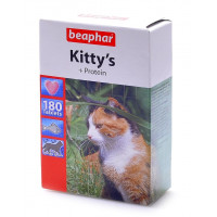 Beaphar Kitty's Protein 180 шт. Витаминизированное лакомство с протеином и вкусом рыбы для кошек