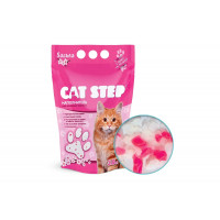 Cat Step Cиликагелевый (3.8 л) сакура , Кет Степ наполнитель