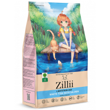 Zillii Light/Sterilized Cat Сухой корм для взрослых кошек с избыточным весом и стерилизованных 2кг Белая Рыба с Лососем кг