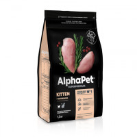 ALPHAPET Superpremium для котят, беременных и кормящих кошек с цыпленком 1.5 кг