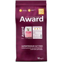 Авард для взрослых стерилизованных кошек с индейкой и курицей с добавлением клюквы и цикория, кг