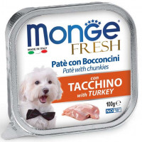 Monge Dog Fresh консервы для собак индейка 100 г