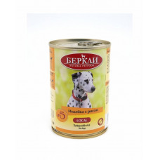 Berkley консервы для собак индейка с рисом 400 гр
