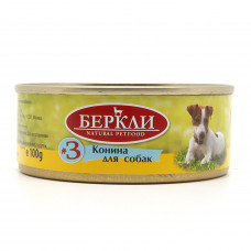 Berkley консервы для собак Конина 100 гр