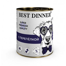 BEST DINNER Super Premium с перепелкой 340 г