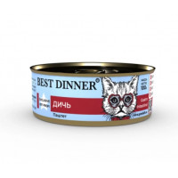 BEST DINNER Vet Profi Gastro Intestinal Exclusive для кошек с чувствительным пищеварением с дичью 100 г