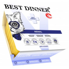 BEST DINNER Vet Profi Renal  для поддержания функции почек при хронической почечной недостаточности паштет с ягненком 100 г