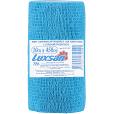 Бинт для животных LUXSAN Pets самофиксирующийся 10см х 4,5м с горькой пропиткой 1 шт