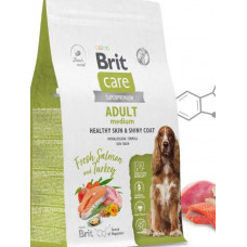 Brit Брит Care Dog Adult M Healthy Skin&Shiny Coat Лосось и Индейка д/взр.соб. ср. пород, 12 кг,