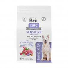 Brit Брит Care Dog Adult Sensitive Healthy Digestion Индейка и Ягненок д/взр.соб.всех пор, 1,5кг