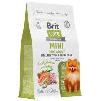 Brit Care Mini Superpremium Dog adult healthy skin с индейкой для взрослых собак мини пород,здоровье кожи и шерсти,400 гр