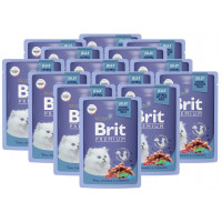 BRIT Premium пауч для котят телятина с морковью в желе 85 г