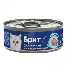 Brit Premium Риет из телятины для котят, 100 г