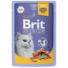 BRIT Premium тунец в желе для взрослых кошек 85 г