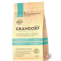 Grandorf Probiotic 4 Meat & Brown Rice Adult Indoor 400 гр, Грандорф для кошек