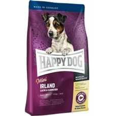 Happy Dog Mini IRLAND 4кг для взрослых собак мелких пород с лососем, кроликом и ячменем