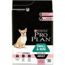 Pro Plan Small & Mini Adult 7кг с лососем и рисом для чувствительной кожи собак мелких и миниатюрных пород, Проплан для собак