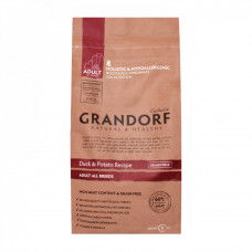 Grandorf Grain Free Adult All Breeds Duck&Potato 3кг для собак всех пород с уткой и бататом