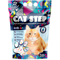 CAT STEP Arctic Art силикагель 3.8 л, Наполнитель для туалета