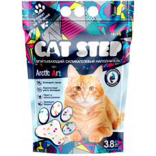 CAT STEP Arctic Art силикагель 3.8 л, Наполнитель для туалета