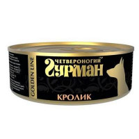 ЧЕТВЕРОНОГИЙ ГУРМАН Golden Line для собак с кроликом 100 г