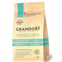 Grandorf Probiotic 4 Meat & Brown Rice Adult Indoor 2кг, Грандорф для кошек