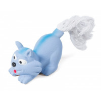 Игрушка MINI DOGS для собак мелких пород из латекса"Котенок с веревкой",75/165мм