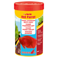 Sera Red Parrot Плавающий гранулированный корм специально разработанный для рыб-попугаев 80 г