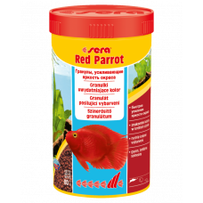 Sera Red Parrot Плавающий гранулированный корм специально разработанный для рыб-попугаев 80 г