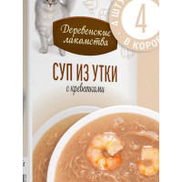 Дер.лак-ва ПАУЧ 35г д/кош СУП утка/креветка 4шт