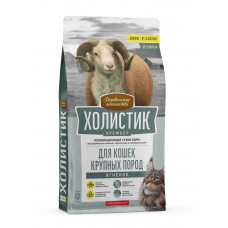 Деревенские лакомства Холистик Премьер сух.корм д/кош круп.пород 400г Ягненок