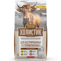 Деревенские лакомства Холистик Премьер сухой корм д/кошек кастр. и стерил. 2кг говядина