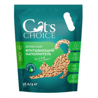 Древесный впитывающий наполнитель Cats choice 16 л/4 кг