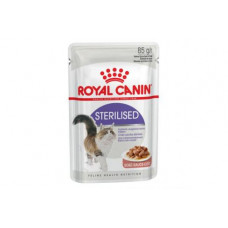 Royal Canin Sterilised 85 г паучи для кастрированных кошек и котов (соус)