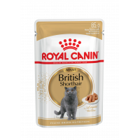 Royal Canin Adult British 85 г паучи для взрослых британских кошек соус