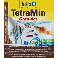 Tetra Min Granules 12 г Гранулы, корм для всех видов тропических рыб
