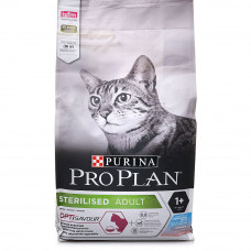 Pro Plan Sterilised треска/форель 3 кг для кастрированных , Проплан для кошек