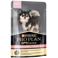 Proplan д/собак с чувств.пищ. пауч с лососем 100гр.пауч проплан