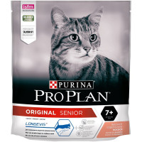 Pro Plan 7+ Adult 400г с лососем для пожилых кошек, Проплан для кошек