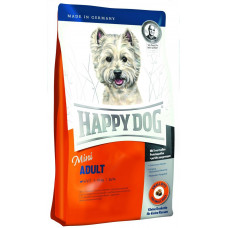 Happy Dog Mini Adult 1кг для взрослых собак мелких пород с птицей, лососем и ягненком