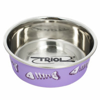 Триол миска метталическая на резинке "Рыбка".0,15л