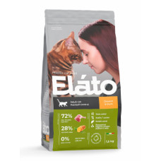 Elato Holistic 1,5 кг корм для взрослых кошек с курицей и уткой / для выведения шерсти